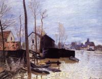 Sisley, Alfred - Flooding at Moret